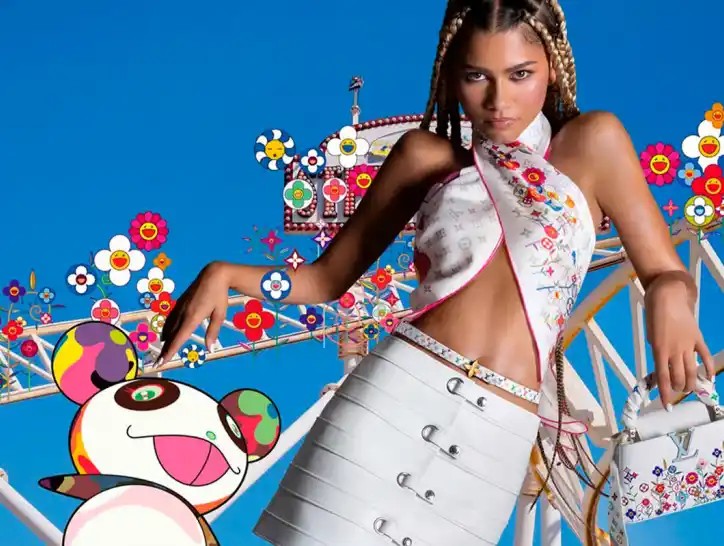 Зендая стала лицом коллаборации Louis Vuitton X Murakami 