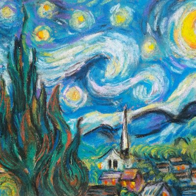 Starry Night Copy Van Gogh