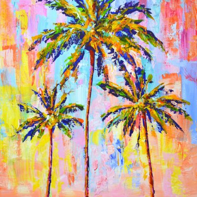 Palm trees. Ocean 2.