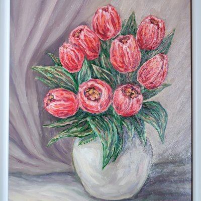 Red tulips