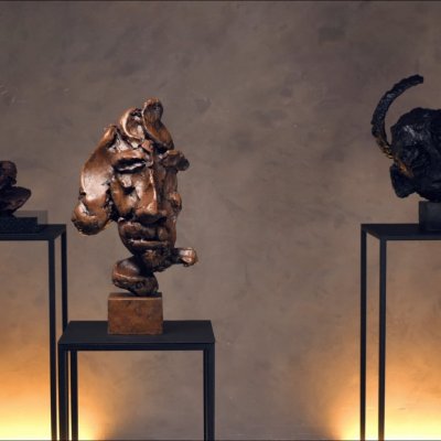 “Portraits of Contemporaries” sculpture series