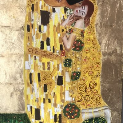 Klimt's “The Kiss”