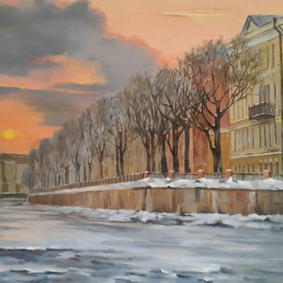 Санкт-Питербург зимой