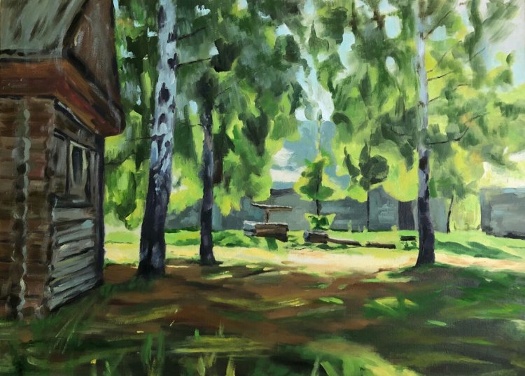Summer day. Copy of Levitan
