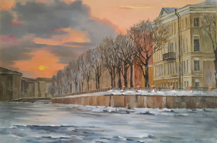 St. Petersburg in winter