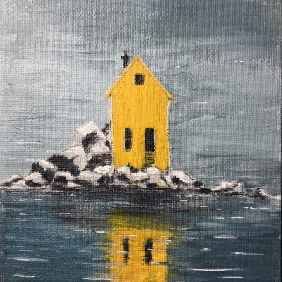 Northern yellow house