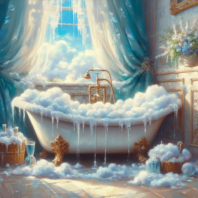 A bath with the scent of a midday cloud