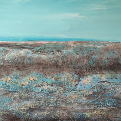 Turquoise landscape