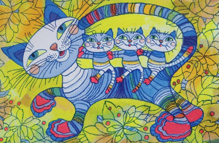 Friendly cats