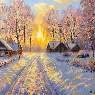 Winter village