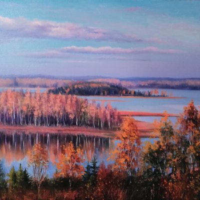 Golden autumn on the Braslav lakes