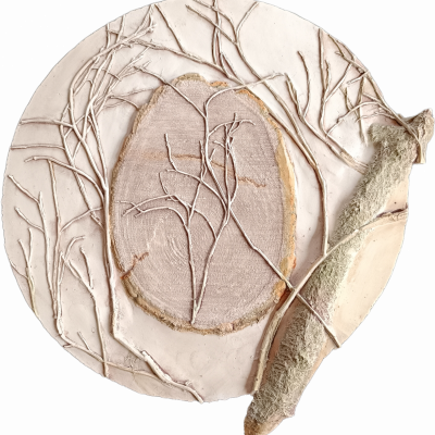 “The forest under your feet” bas-relief