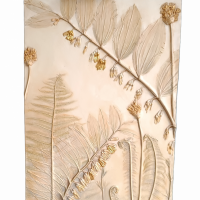 “Garden Lily of the Valley” panel