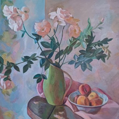 Still life with roses