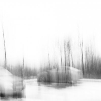 portrait of winter in pencil