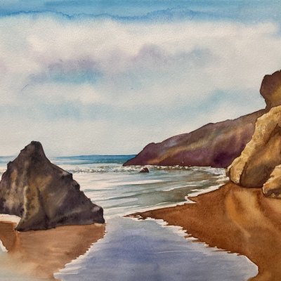 By the sea
