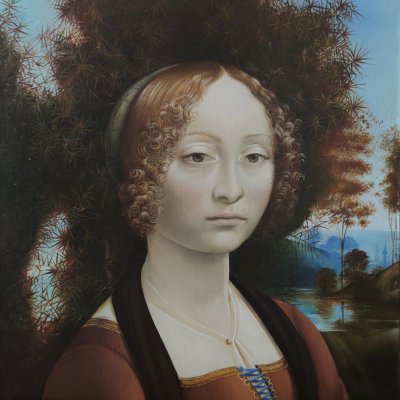 Copy of Leonardo da Vinci's Portrait of Ginevra de Benci