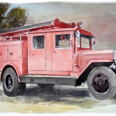 URALZIS-5, legendary fire car