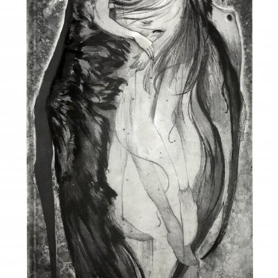 “Nienna and Irmo”. A series of etchings based on J. Tolkien's nickname “The Silmarillion”