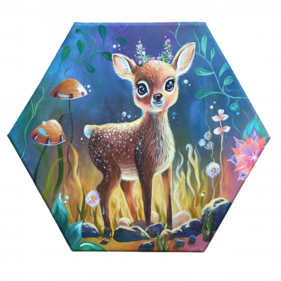 In a world of dreams and fantasies (deer)