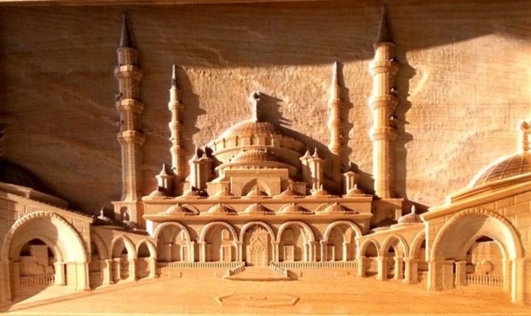Panno “Mosque of the heart of Chechnya”