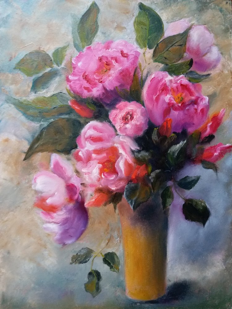Bouquet of peonies