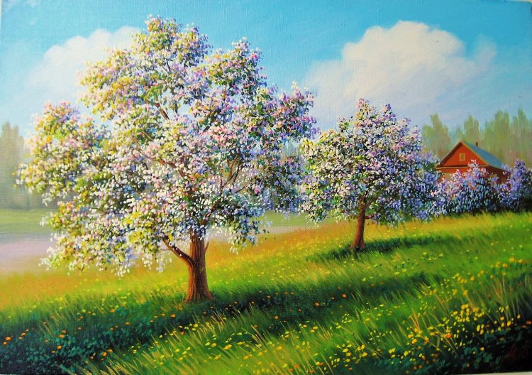 Apple in color