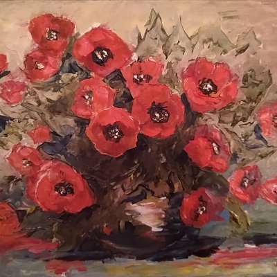A bouquet of poppies.