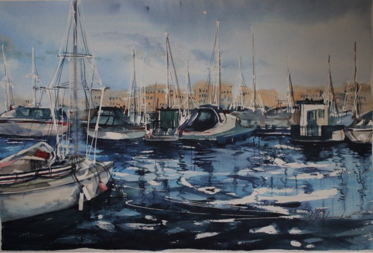 In port