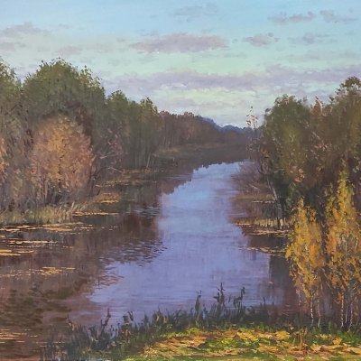 Nach River in autumn