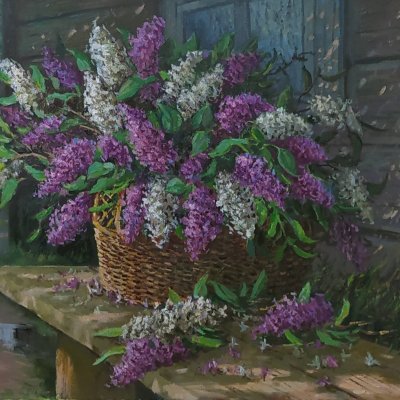Lilacs at the cottage