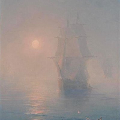Painting Ivan Aivazovsky - The Bay (free copy)