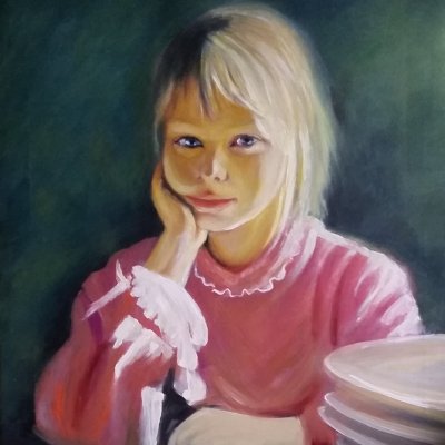 Картина -"Портрет девочки "