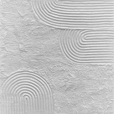 Relief painting “White minimalism”