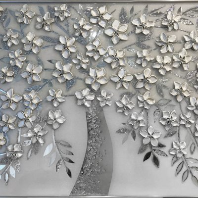 Pearl Tree Oil Mirror Painting