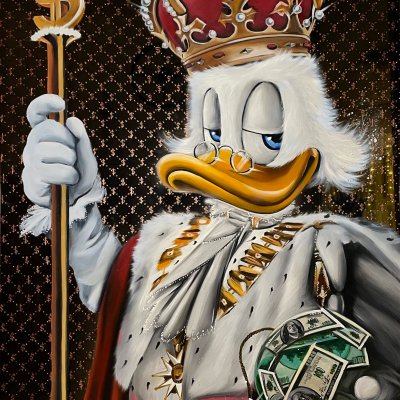 Scrooge McDuck King King Painting