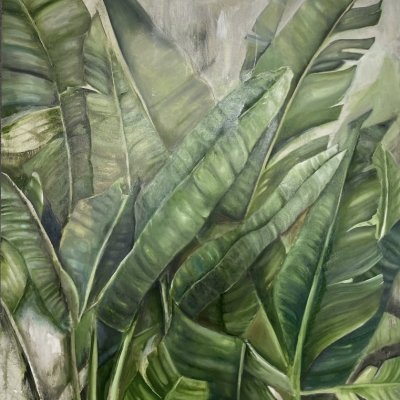 Banana leaves