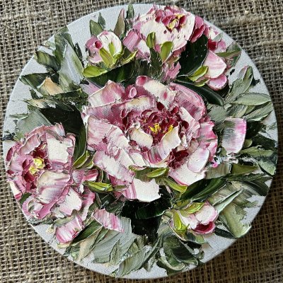 A bouquet of peonies
