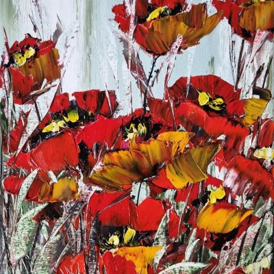 Red poppies