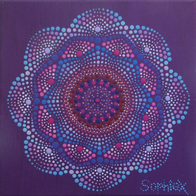 Mandala “Purple character”