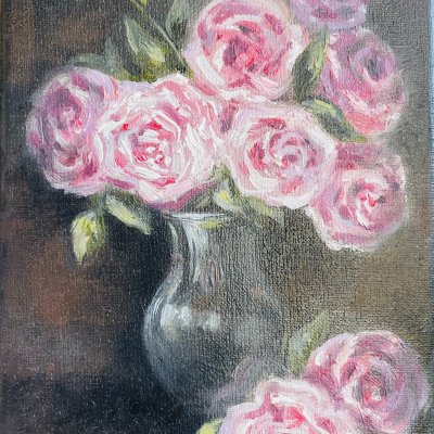 “Still life with roses”