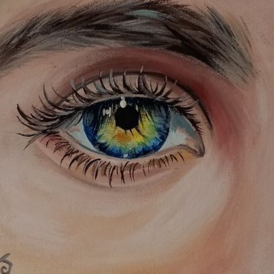 “Eye” painting on canvas