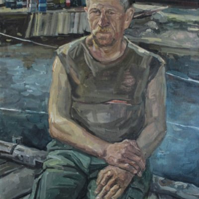 Портрет рыбака