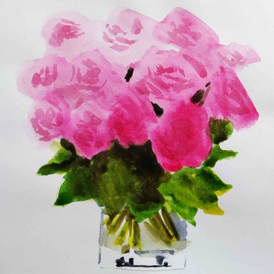 Pink roses