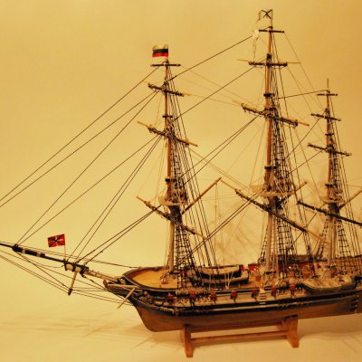 Model ship “Olivutsa”.