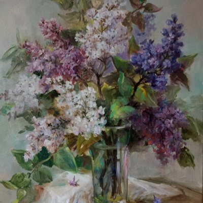 A bouquet of lilac.