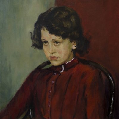 Copy of V.A. Serov's painting “Praskovya Mamontov”