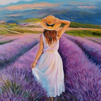 A walk through the lavender field