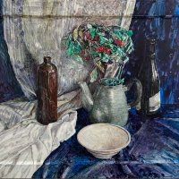 Blue still life