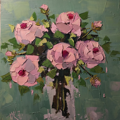The painting “Flowers”
